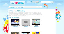 Desktop Screenshot of abckidssongs.com